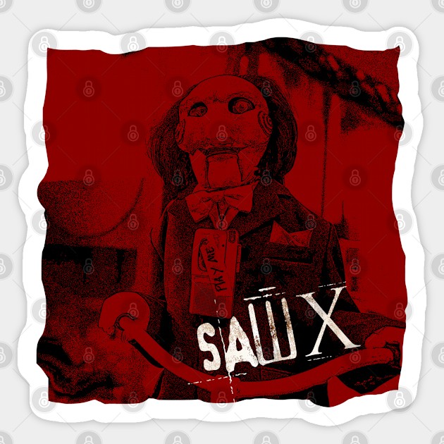 SAW X Tobin Bell as John Kramer movie graphic design poster Sticker by ironpalette